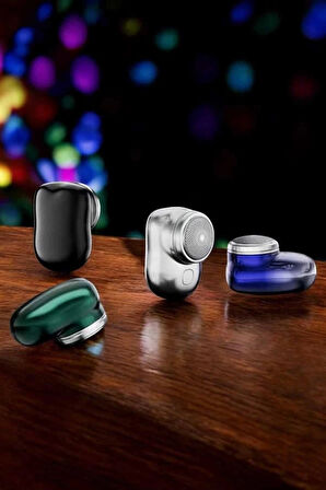 Seyahat Tipi Tıraş Makinesi Taşınabilir Kablosuz Mini Paslanmaz Çelik