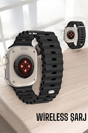 45 MM Gri Kasa Ultra Akıllı Saat Sesli Görüşme, Sağlık Takibi, Suya Dayanıklı