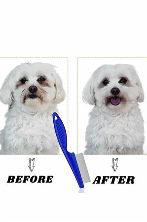 Evcil Hayvan Tarak Seti 4'lü Bit Tarağı Ked Köpek Tüyüne Uygun