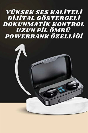 Yeni Nesil Akıllı Saat ve Bluetooth Kulaklık Kampanyası Dokunmatik Kare 7 Kordonlu