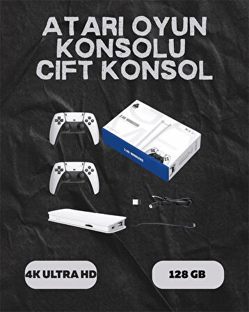 M15 Retro Konsol – 20.000 Oyunlu, Çift Gamepadli, 4K HDMI