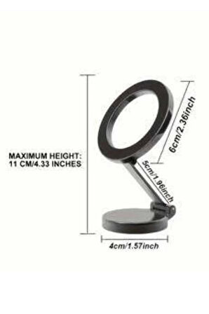 Araç Içi Telefon Tutucu İOS Uyumlu Magsafe Manyetik Mıknatıslı