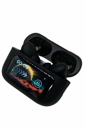 Kulak İçi Bluetooth Kulaklık Ekranlı Müzik Dinleme Çağrı Cevaplama Siyah