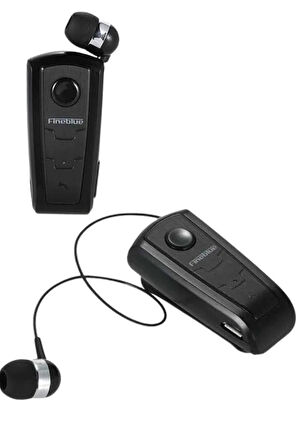 Makaralı Bluetooth Kulakiçi Yaka Kulaklığı Kablosuz Kulaklık