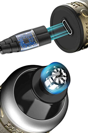 Erkeklere Özel 3 Başlıklı Tıraş Makinesi Saç Sakal Ense Kulak Tıraşına Uygun