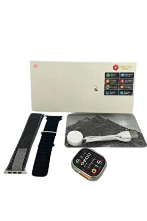 Yeni Nesil Akıllı Kol Saati Nabız Ölçer GPS Uyumlu 49 MM Kasa