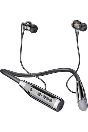 Boyun Bantlı Kulak İçi Kablolu Yüksek Ses Kaliteli Bluetooth Kulaklık