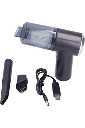 Vakumlu Süpürge Şarjlı Elektrikli Mini Taşınabilir Uzun Ömürlü Hazneli