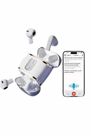 Profesyonel Dijital Göstergeli Düşük Gecikme Bluetooth Kulaklık Çift Kulaklık