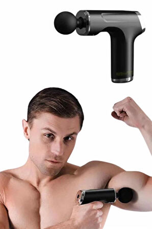 Masaj Tabancası 24v Type-c Hızlı Şarj Girişli Masaj Aleti Uzun Ömürlü