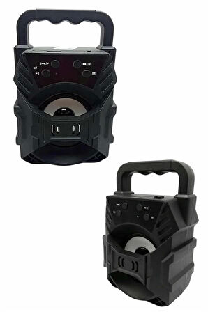 Işıklı Bluetooth Hoparlör Ses Bombası Taşınabilir Yüksek Ses Kaliteli Radyo Özelliği