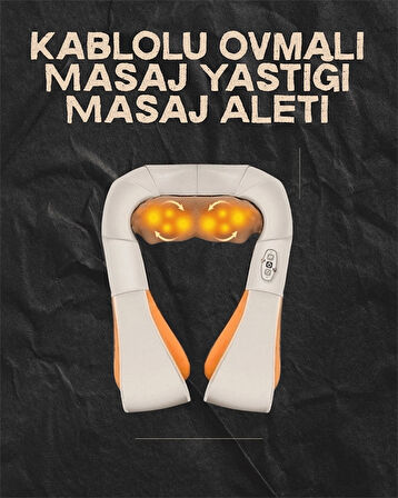 Ovmalı Isıtmalı Elektrikli Masaj Aleti – Boyun, Sırt, Bel, Omuz ve Bacak İçin Profesyonel Masaj Aleti