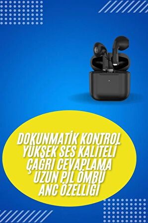 En Çok Tercih Edilen Bluetooth Kulaklık Mikrofonlu Silikonsuz Dokunmatik Kontrol