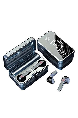 Powerbankli Bluetooth Kulaklık Yüksek Ses Aynalı Çift Dijital Gösterge Ekranı