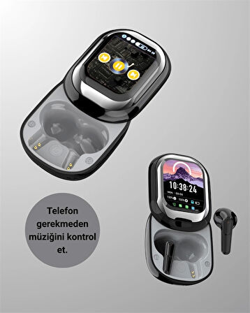 Kişiselleştirilebilir LED Ekranlı Bluetooth Kulaklık – Oyun & Müzik Modlu