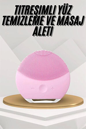 Hassas Ciltlere Özel Titreşimli Yüz Temizleme ve Masaj Aleti