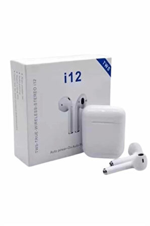 Kablosuz Bluetooth Kulaklık Yeni Nesil Android ve İOS Uyumlu Kulaklık Beyaz