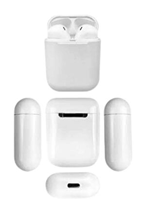 Yeni Nesil Beyaz TWS Bluetooth Kulaklık Android ve İOS Uyumlu Kablosuz Kulaklık