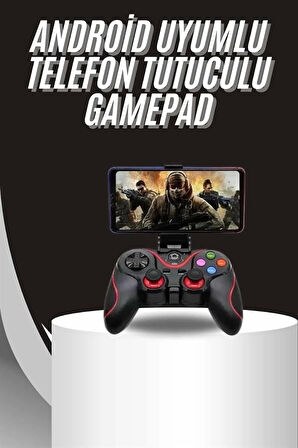 Kablosuz Oyun Kolu Bluetooth Joystick Gamepad Android Uyumlu