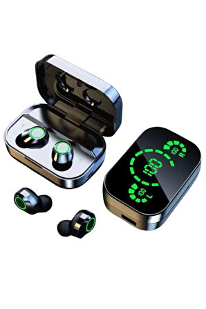 Yeni Nesil Bluetooth Kulaklık Çağrı Cevaplayabilen Dijital Göstergeli Powerbankli