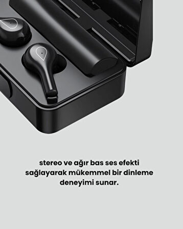 Akıllı Ekranlı Bluetooth Kulaklık – Derin Bas ve Net Tiz