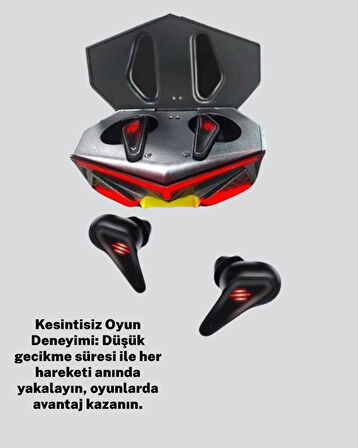 Led Işıklı Kablosuz Gaming Kulaklık Ergonomik Tasarım