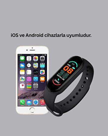 Bluetooth 5.0 Akıllı Bileklik – Kalp, Uyku ve Aktivite Takibi