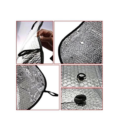 Katlanabilir Oto Ön Cam Güneşlik Isı Önleyici Araç Perdesi Toyota Corolla Fiat Egea Nissan Qashqai Volkswagen Passat