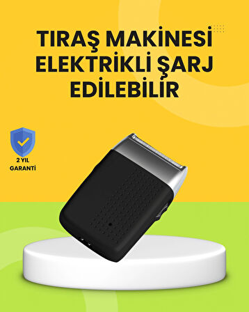Sessiz, Güçlü ve Şık: Erkeklere Özel Şarjlı Tıraş Makinesi