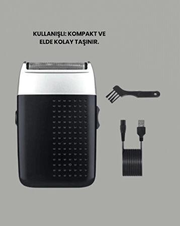 Evde Kişisel Bakımın Yeni Yolu – Kompakt ve Ergonomik Tıraş Makinesi