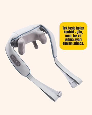 Servikal Rahatlatıcı Masaj Aleti | Trapezius ve Sırt İçin Uygun