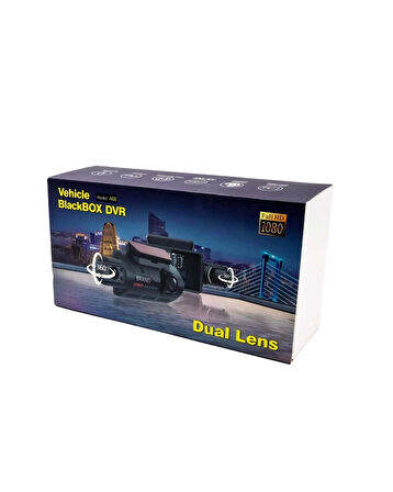 Çift Görüşlü Dashcam – Gece Görüşlü 1080P Araç İçi Güvenlik Kamerası