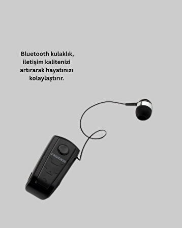 Kablosuz Bluetooth Kulaklık – Gürültü Önleyici, Uzun Pil Ömürlü, Çift Cihaz Bağlantılı