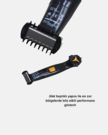 Çift Başlıklı Şarjlı Tıraş Makinesi – Sinek Kaydı Performans, Yıkanabilir Başlık, Taşınabilir Tasarım