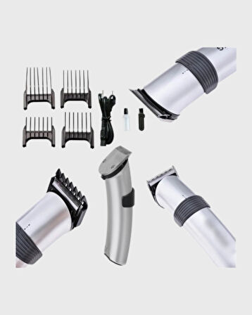 Kablosuz Profesyonel Tıraş Makinesi – Şarjlı, 60 Dakika Kullanım Süreli, Çelik Bıçaklı, Sessiz Motor