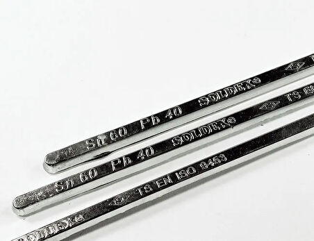Soldex Çubuk Lehim 60-40, 1 kg, Sn:60 / Pb:40