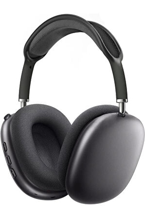 P9 Bluetooth 5.0 Kablosuz Siyah Kulaklık Mikrofonlu Uzun Pil Yüksek Bass ANC