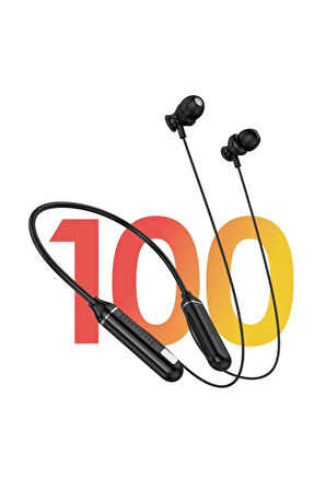 Fitness Tutkunu Boyundan Askılı Bluetooth Kulaklık 130 Saat Çalma Süresi