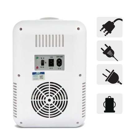 Özel Üretim XO CZ002 8L Araç İçi Mini Buzdolabı Yolculuk Eşyası İçecek