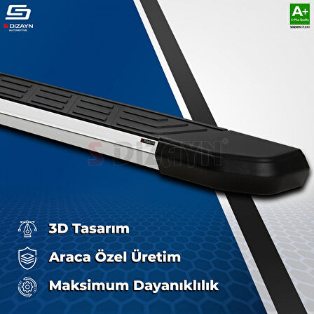 S-Dizayn BYD Atto 3 NewLine Krom Yan Basamak 193 Cm 2022 Üzeri