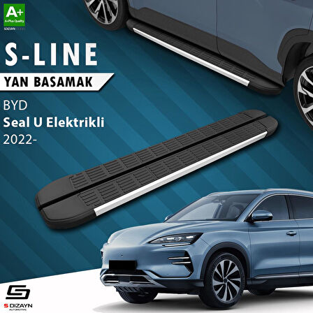S-Dizayn BYD Seal U Elektrikli S-Line Aluminyum Yan Basamak 193 Cm 2022 Üzeri A+ Kalite