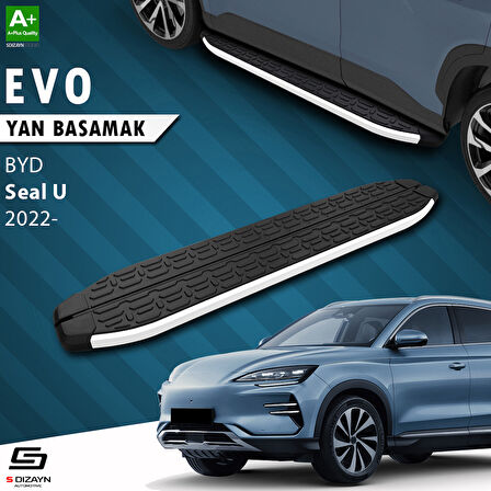 S-Dizayn BYD Seal U Evo Aluminyum Yan Basamak 193 Cm 2022 Üzeri A+ Kalite