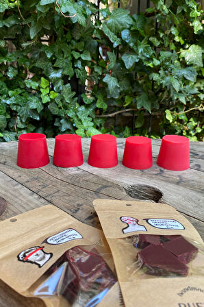 Koyu Kırmızı Granül Mum Boyası 500gr