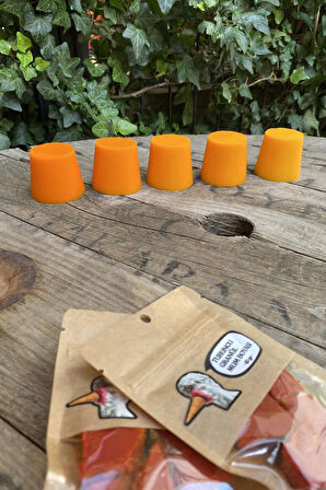 Turuncu Granül Mum Boyası 50 gram