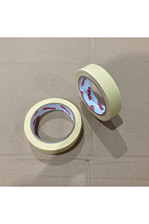 DOĞAL KAUÇUK MASKELEME BANDI SARI 80 DERECE 19MM X 30MT
