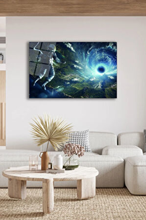 Dekoratif Duvar Tablosu Temperli Cam Tablo 72 x 46 cm