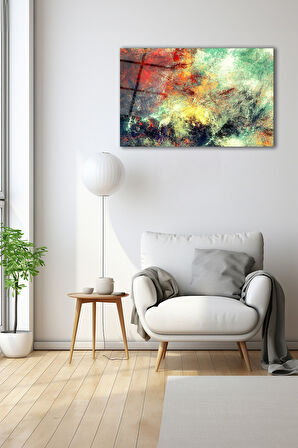 Dekoratif Duvar Tablosu Temperli Cam Tablo 72 x 46 cm