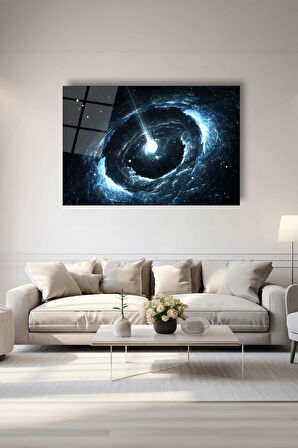 Dekoratif Duvar Tablosu Temperli Cam Tablo 72 x 46 cm