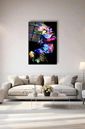 Dekoratif Duvar Tablosu Temperli Cam Tablo 72 x 46 cm