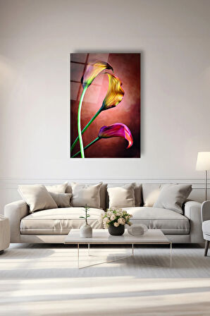 Dekoratif Duvar Tablosu Temperli Cam Tablo 72 x 46 cm